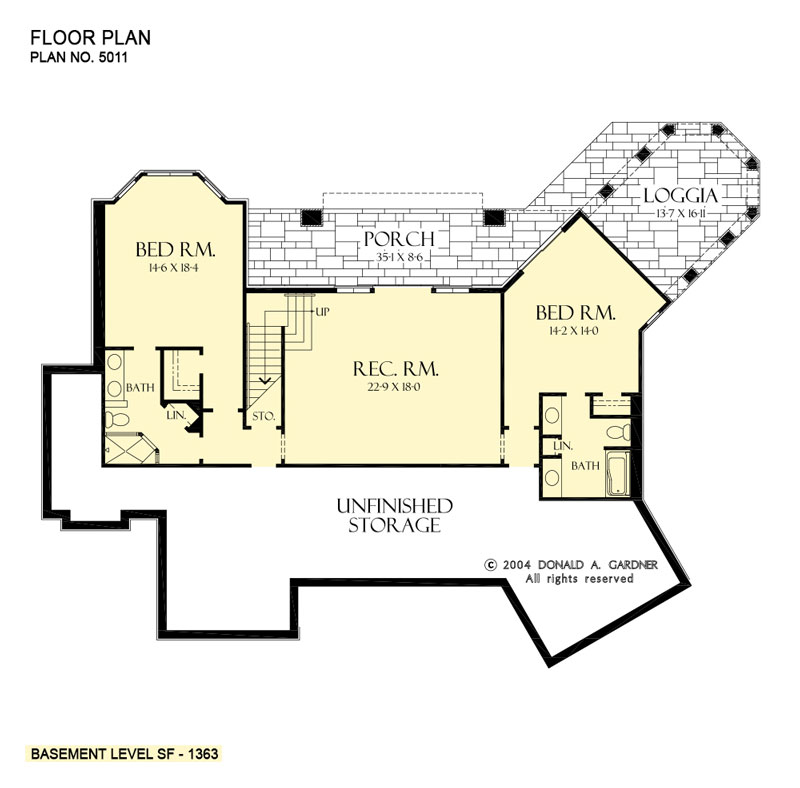 Basement Level - Sketch