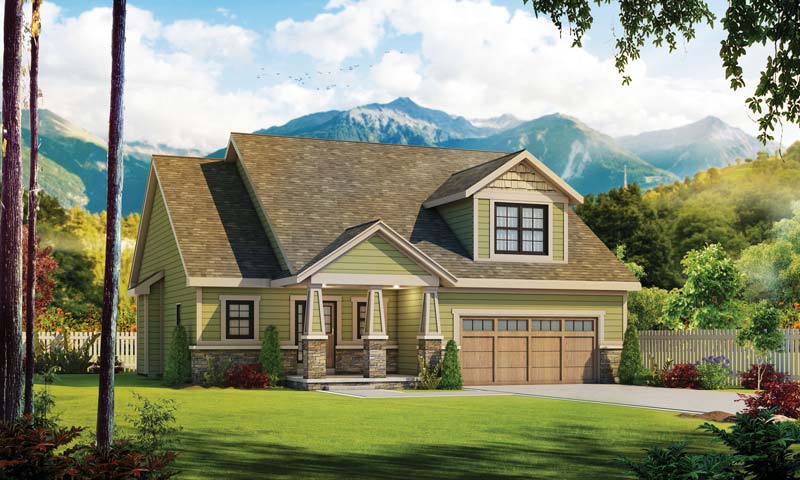 Basset House Plan exterior