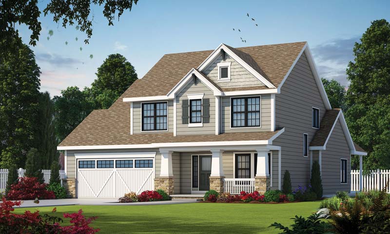 Hepburn Terrace House Plan exterior