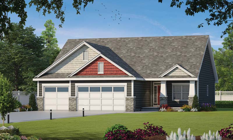 Jensen Falls House Plan exterior