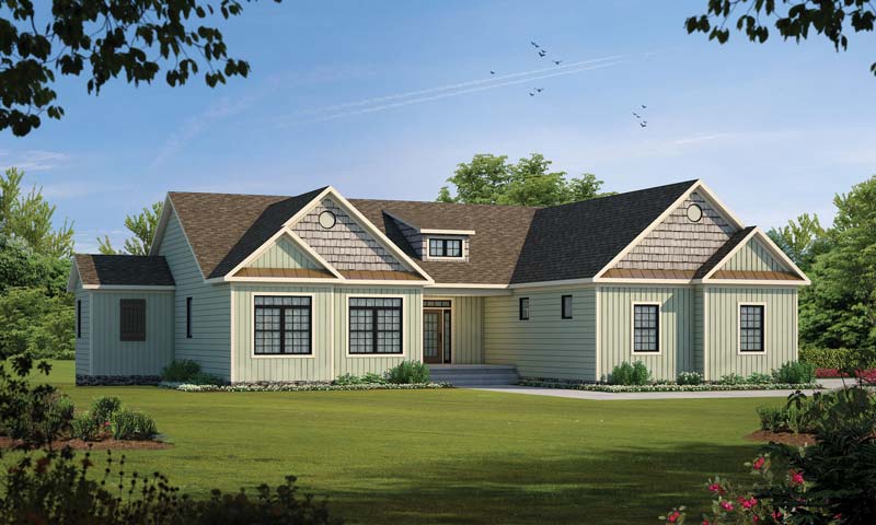 Lake Forest House Plan exterior