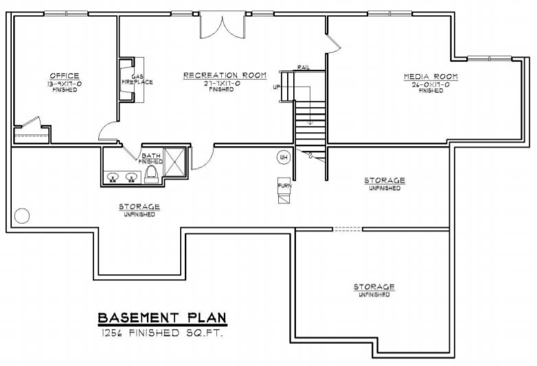 Lake Forest House Plan floor plan 2