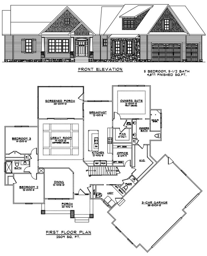Clear Creek Cottage floor plan 2