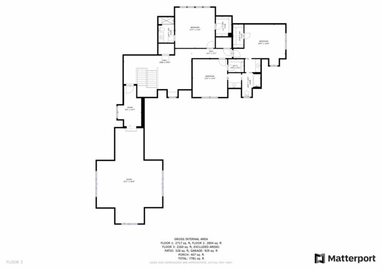 Tennesse Farmhouse floor plan 3