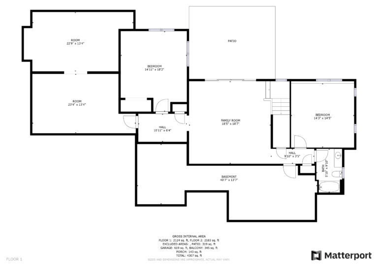 The Mulberry floor plan 1