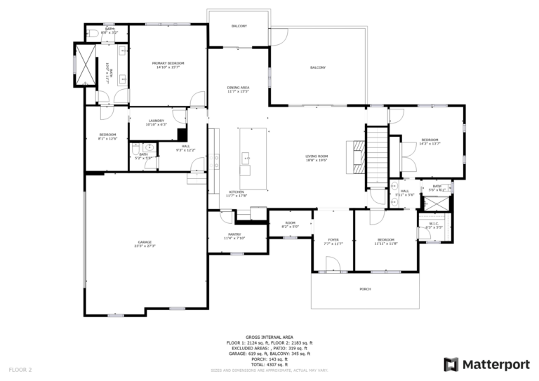 The Mulberry floor plan 2