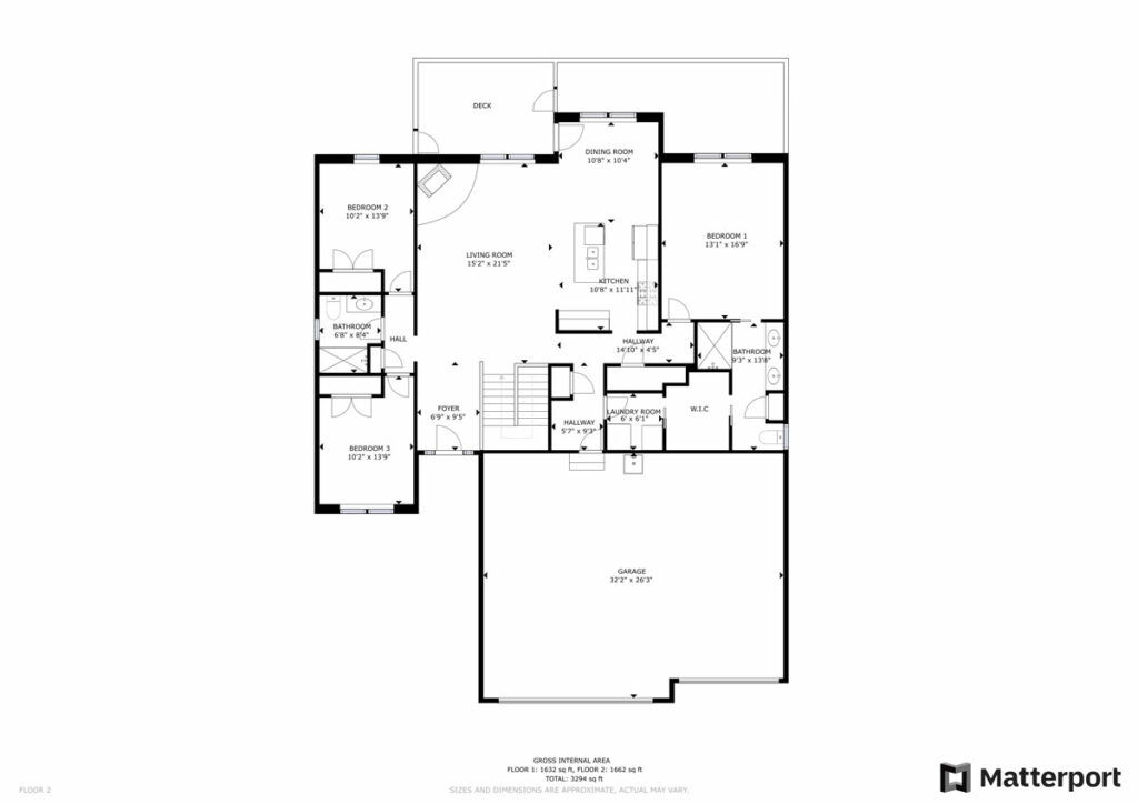 Jensen Falls House Plan floor plan 2