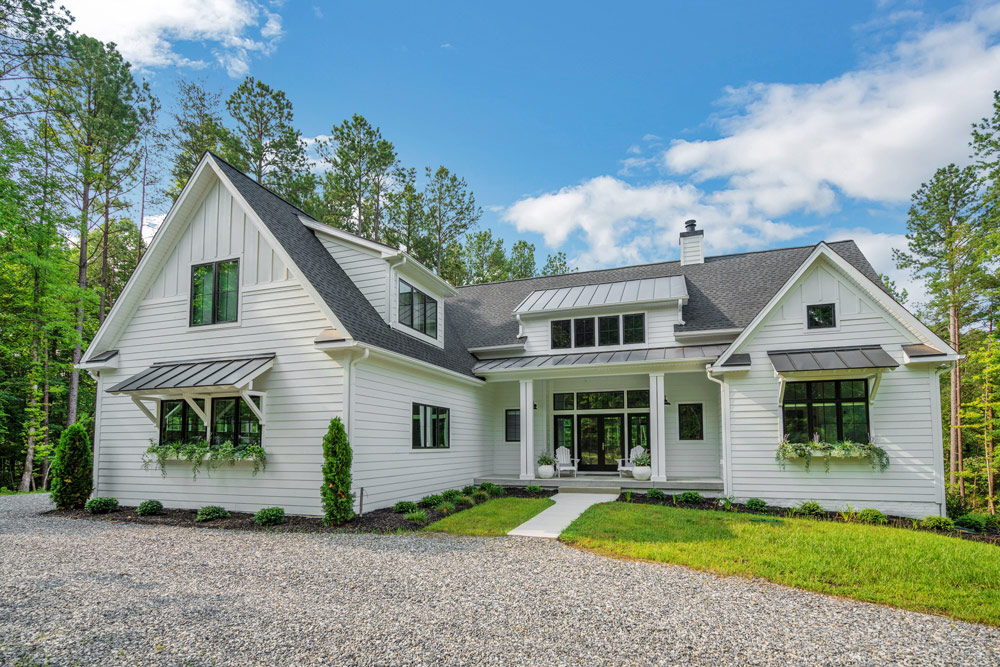 Custom home exterior